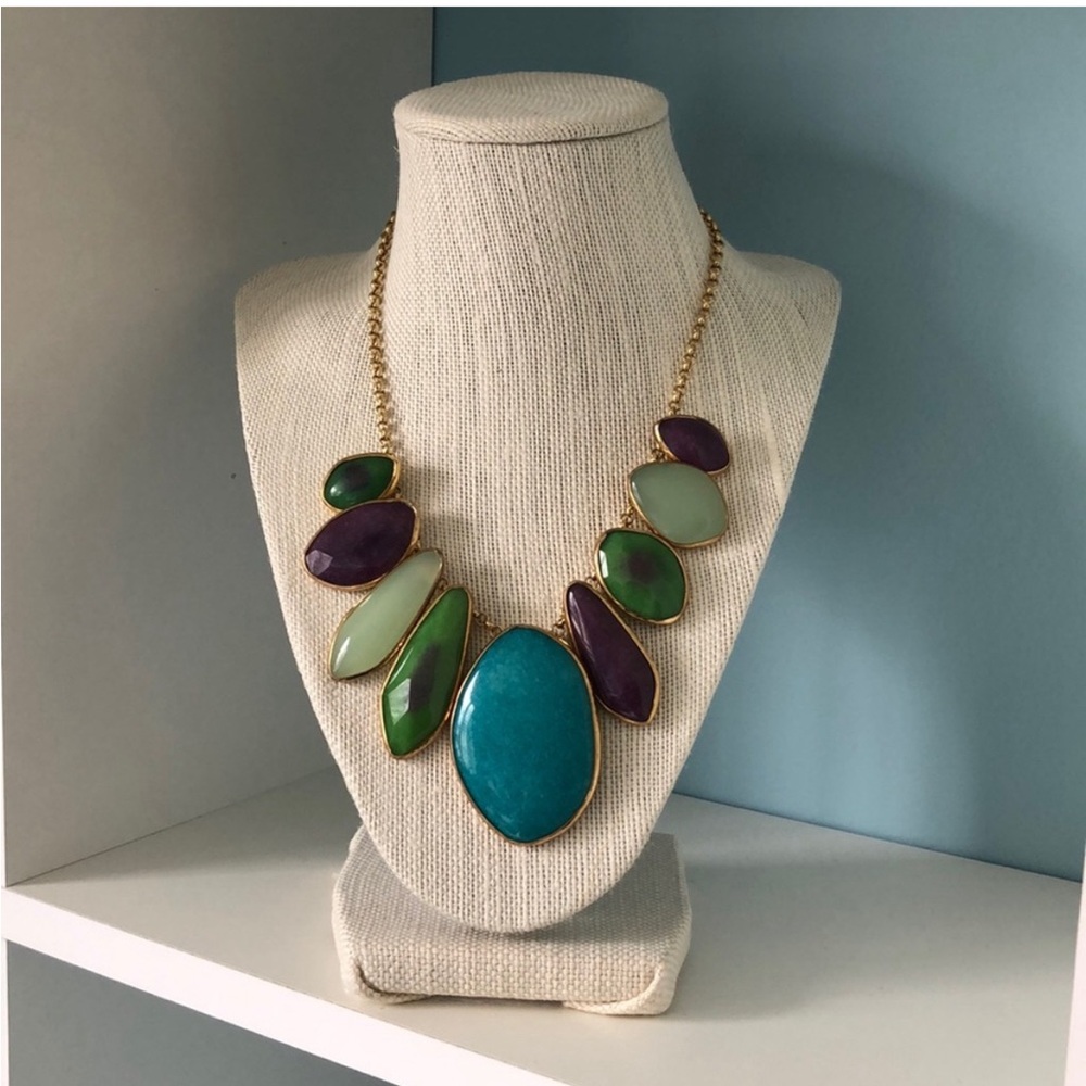 Stella & Dot Stone Statement Necklace